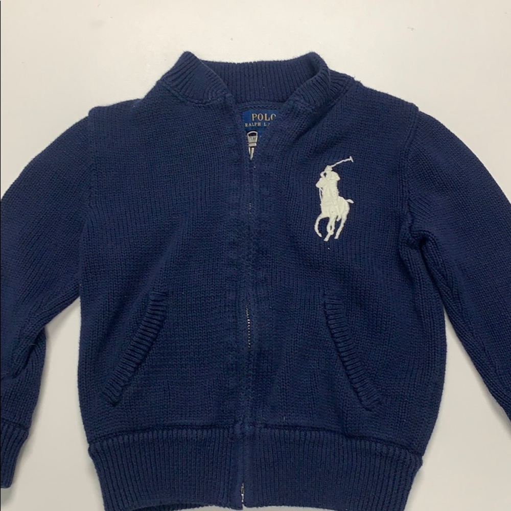 Polo Ralph Lauren Boys size 5 full zip sweater